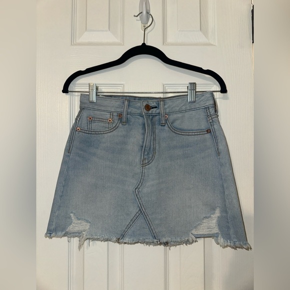 AE High Rise Denim Mini Skirt - Picture 5 of 10